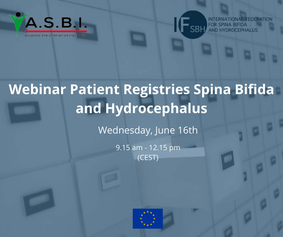 (EN) Poster – Webinar Patient Registries Spina Bifida and Hydrocephalus