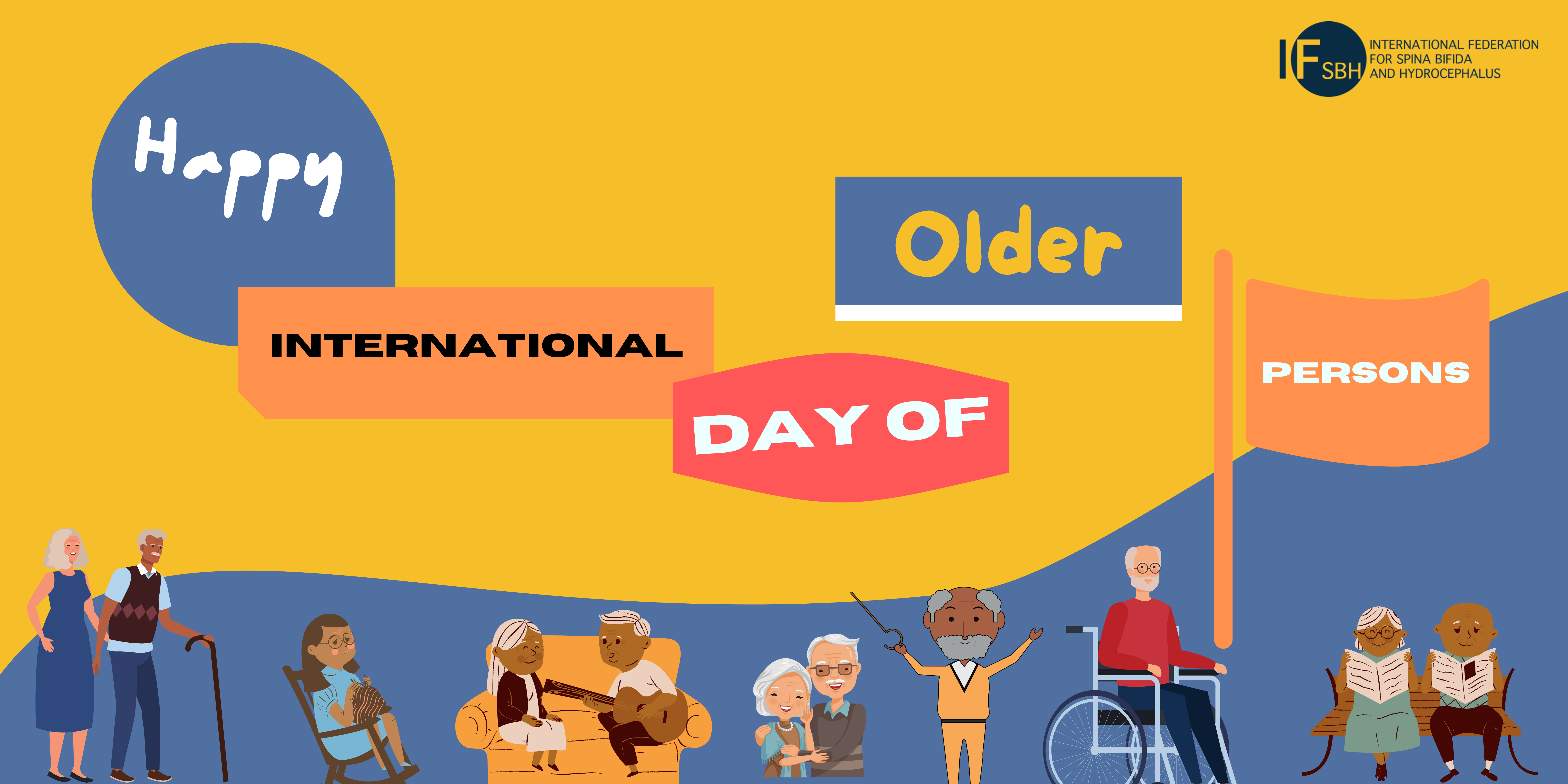 Int Older Persons Day Banner