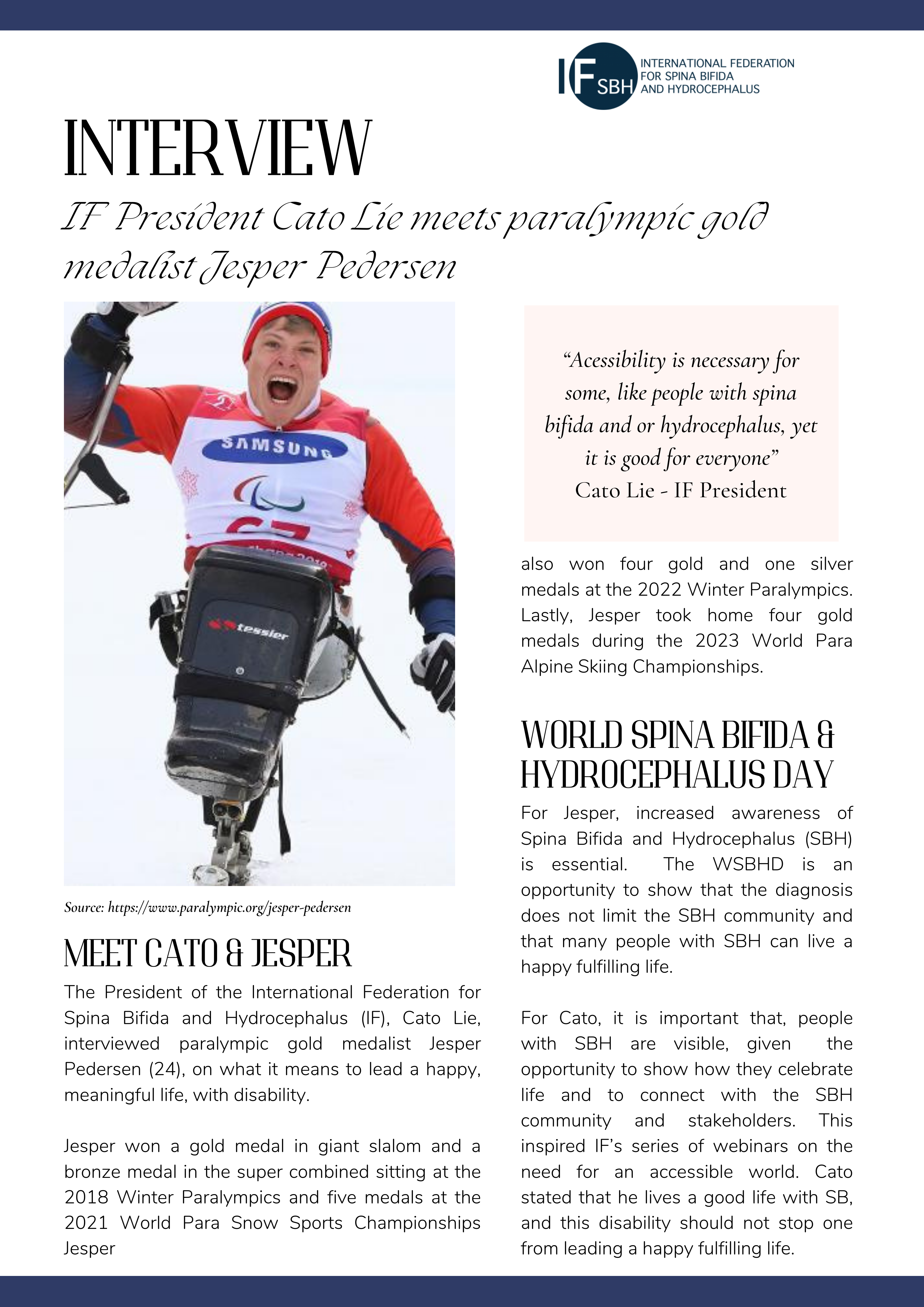 Interview Cato-Jesper